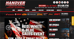 Desktop Screenshot of hanoverpowersports.com